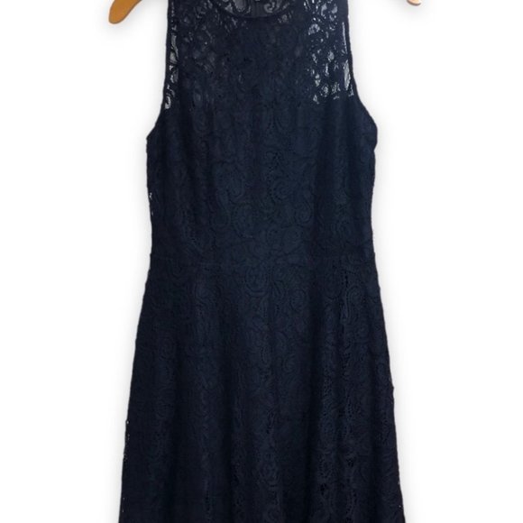 NWT Revolve BB Dakota by Steve Madden Fenton Lace Mini Dress Navy Size 6 - Picture 8 of 12